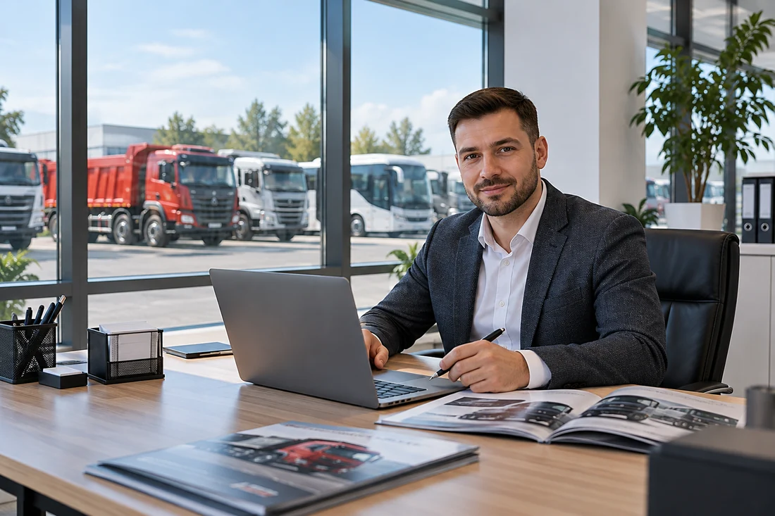 Фотография менеджера по продажам техники
